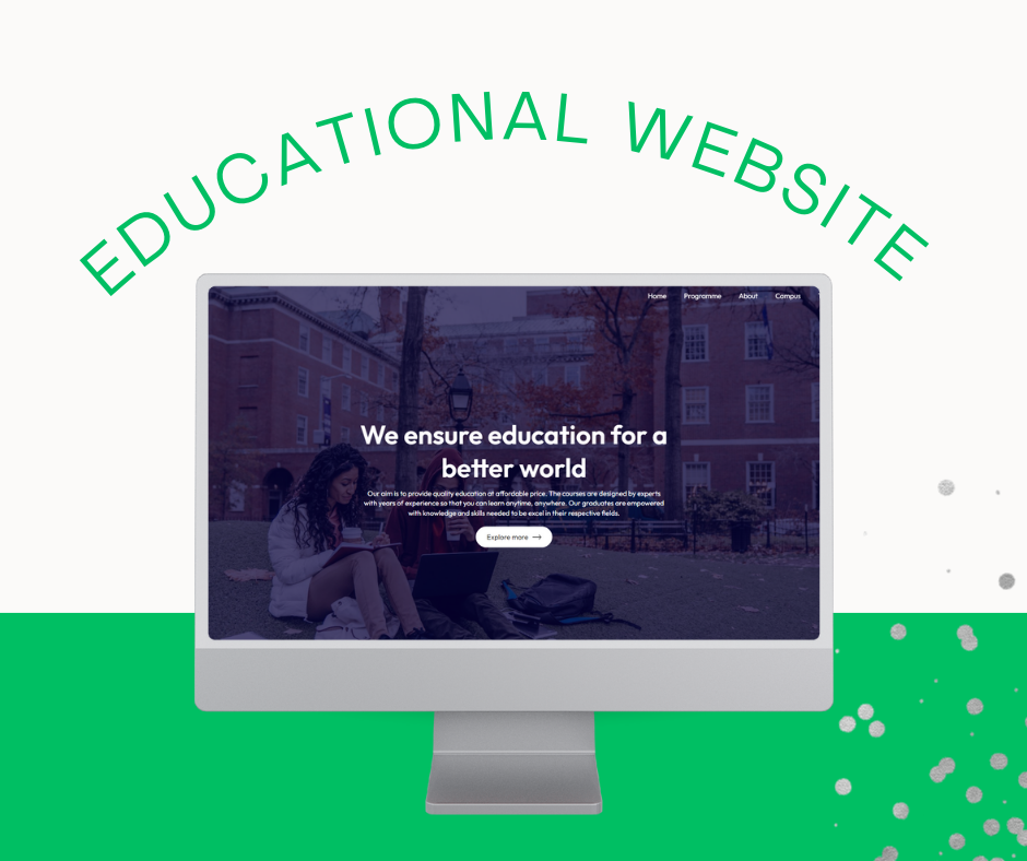 Educational Website Template